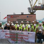 Topping Off Proyek Pembangunan Gedung PPKD Jakarta Pusat